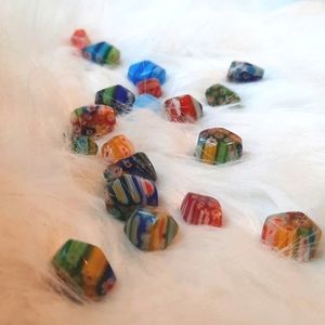 3/$10 flower glass beads